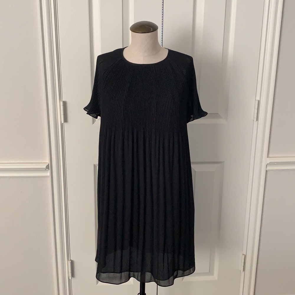 Michael Kors Black Short Sleeves Dress
